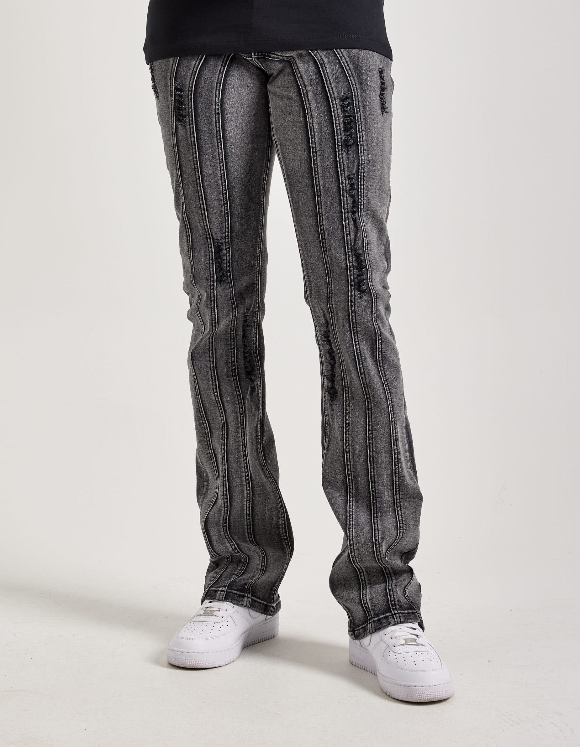 SALE CENTRIC MOTO LINE STACK JEANS – KILOGRAM