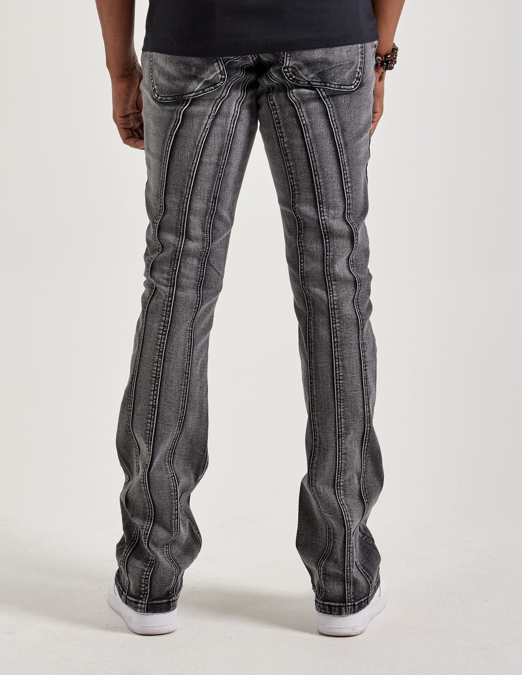 CENTRIC MOTO LINE STACK JEANS